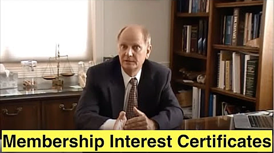 Blank llc membership interest certificate