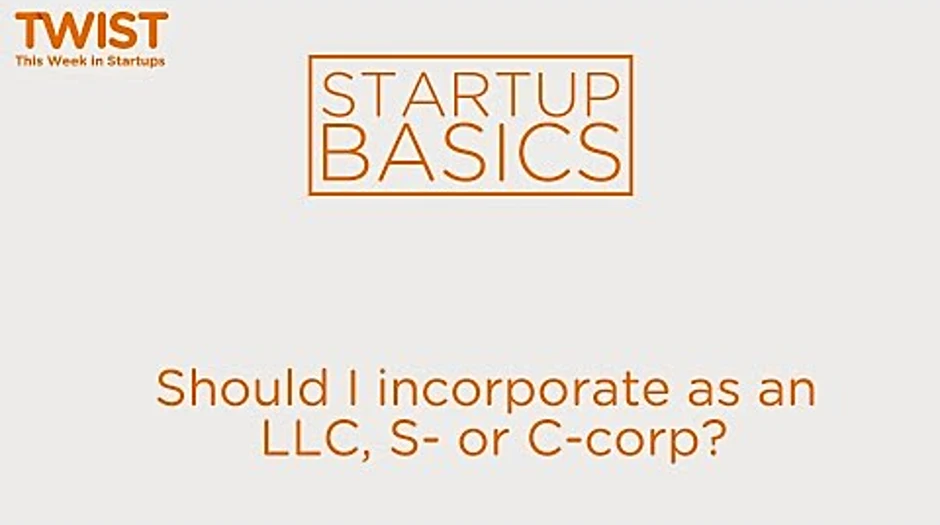 LLC or corporation for startup