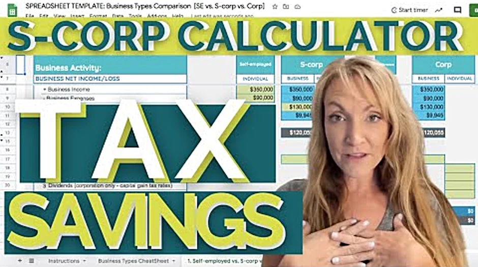 LLC vs c corp tax calculator