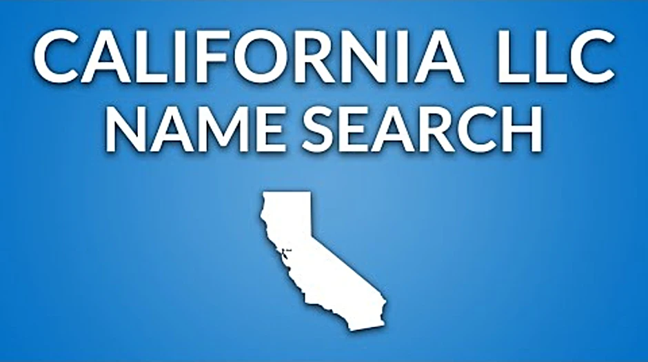 Name search for LLC in california