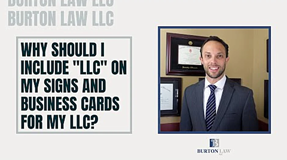 Should LLC be on business card
