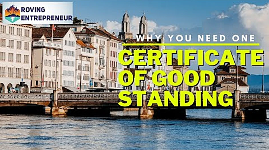 What is certificate of good standing for LLC