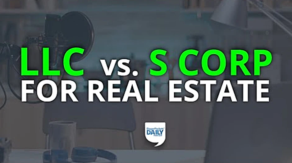 Why LLC vs scorp for rental property