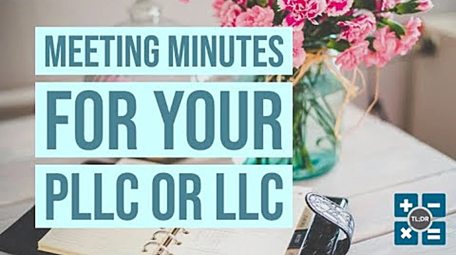 does an llc need to keep minutes