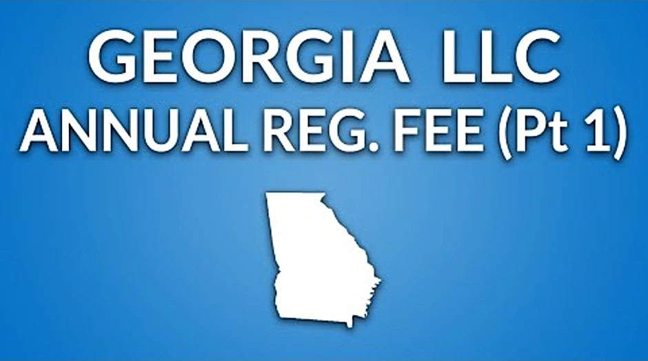 georgia llc filing fee