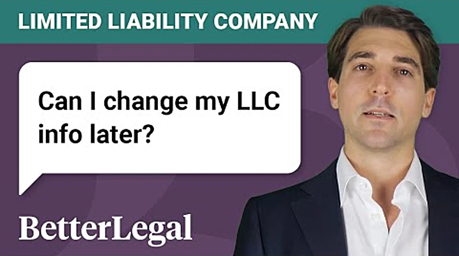 how to change business type on llc operating