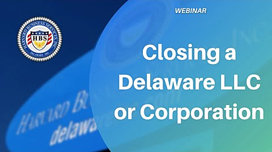 how to close a llc company in delaware