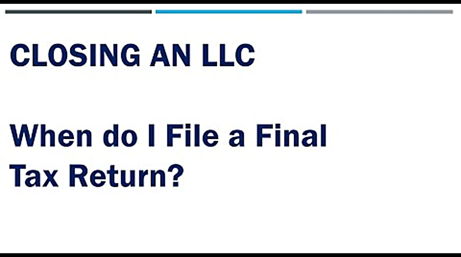 how to close an llc with irs
